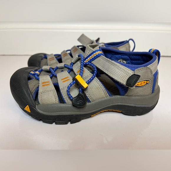 Keen Youth Size 13 Keen Newport H2 Water Sandals Hiking Shoes Gray Blue Kids Boy